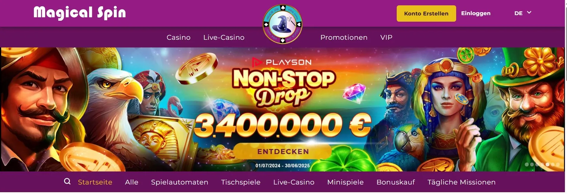 Magical Spin Online Casino