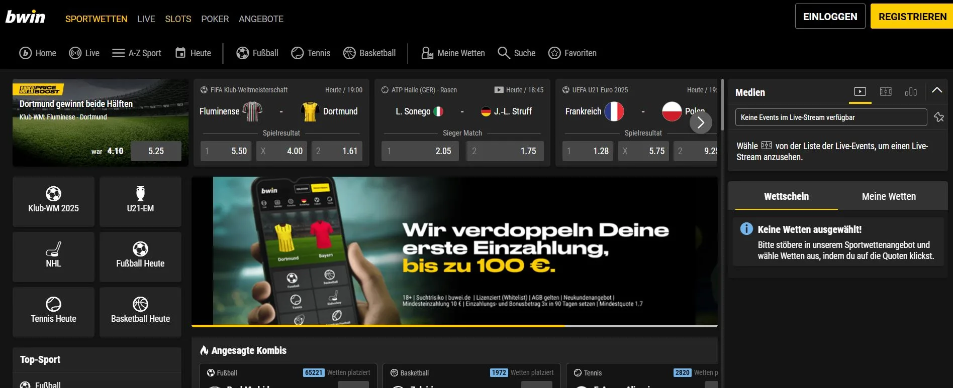 Bwin: Beliebter Anbieter